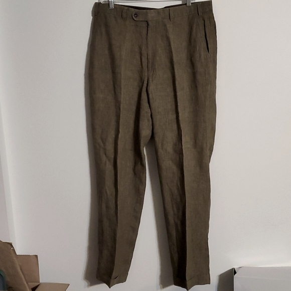 Hiltl Slacks 36x32 Classic Fit Linen